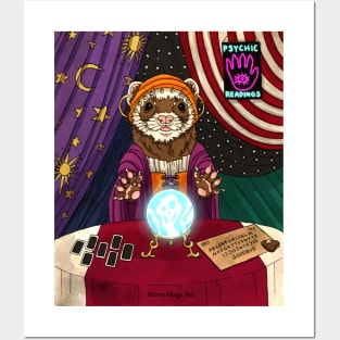 Fortune Teller Ferret Posters and Art